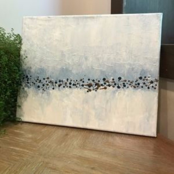 Original abstract artwork signed by artist acrylic on canvas - Picture 4 of 6